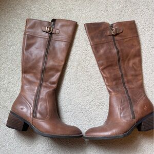 Born brown Leather Knee-High Boots, 9.5
